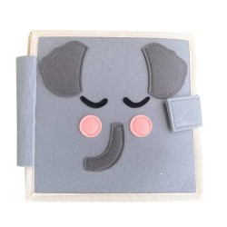 Elephant Montessori Sensory Book