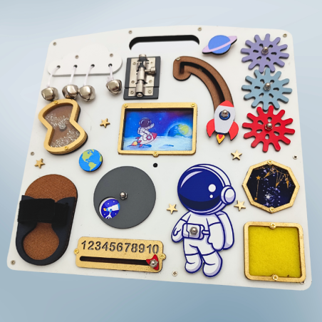 Space Board—Sensory Toy Busy Board