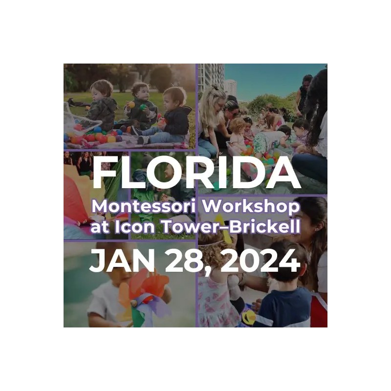 JAN 28 – 4:00 PM ET│Montessori Workshop at Icon Tower—Brickell