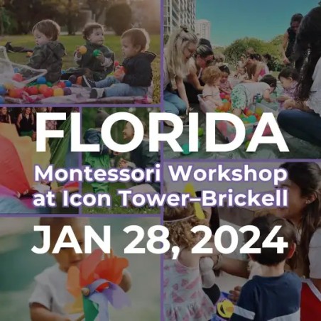 Montessori Workshop at Icon Tower—Brickell │ JAN 28, 4:00 PM ET